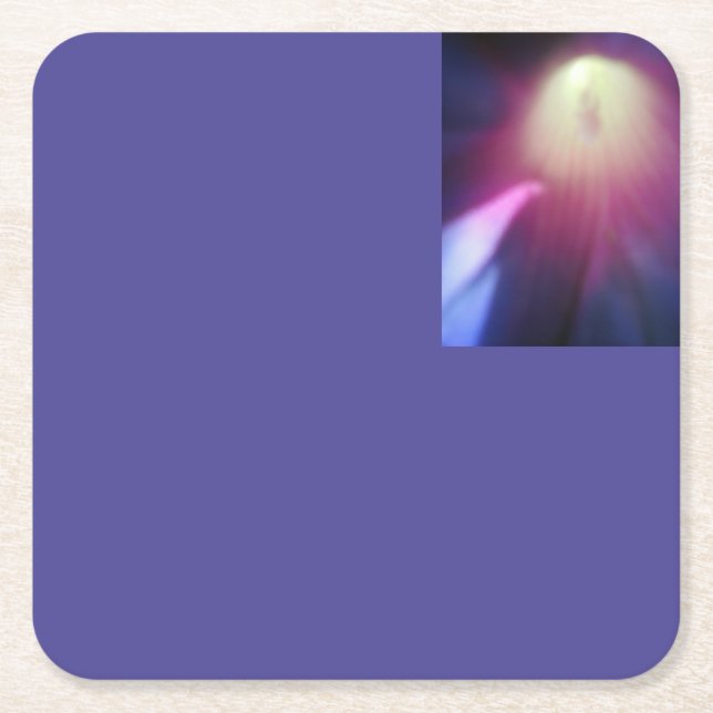 Bunter BlumenUntersetzer Rechteckiger Pappuntersetzer (Vorderseite)