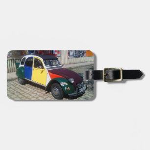 Bunter Citroen 2 CV Gepäckanhänger