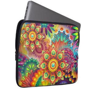 Bunter Druck der Laptoptasche Laptopschutzhülle