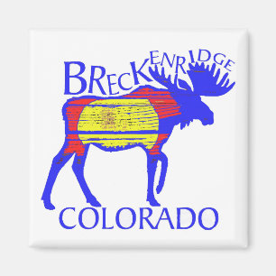 Bunter Elchmagnet Breckenridges Colorado Magnet