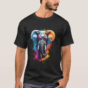 Bunter Elefant T-Shirt