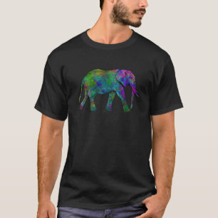Bunter Elefant T-Shirt