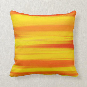 BUNTER FARBEN-REGENBOGEN abstrakte Kunst Kissen