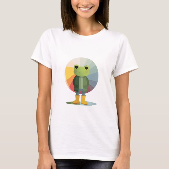 Bunter Froschfreund T-Shirt (Vorderseite)