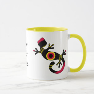 Bunter Fun Gecko Lizard Tasse