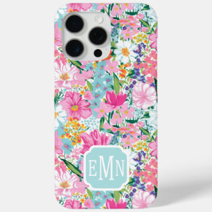 Bunter Garten Monogramm Case-Mate iPhone Hülle