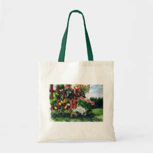 Bunter Garten Tragetasche