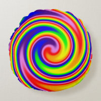 Bunter gewundener Strudel-Regenbogen färbt nett
