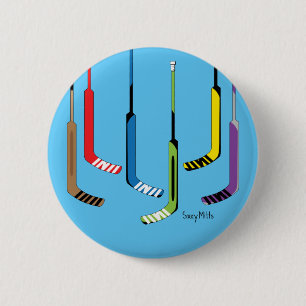 Bunter HockeyGoalie haftet Flair Pinback Button
