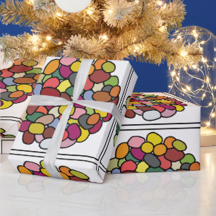 Bunter Jelly Bean Jelly Bean Geschenkpapier