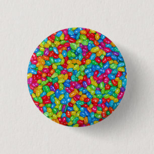 Bunter Jelly Bean Knopf Button