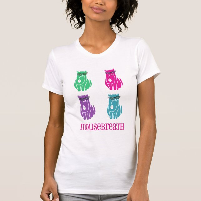 Bunter Katzen-T - Shirt -- MouseBreath (Vorderseite)