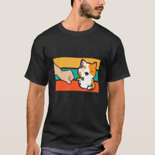 Bunter Katzenbesitzer Bester Katzenvater überhaupt T-Shirt
