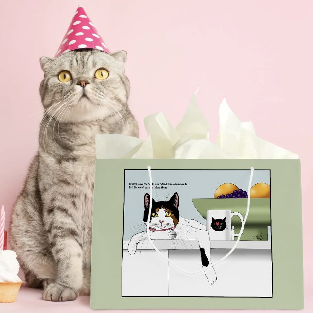 Bunter Katzensinn Katzenküche Große Geschenktüte (Von Creator hochgeladen)