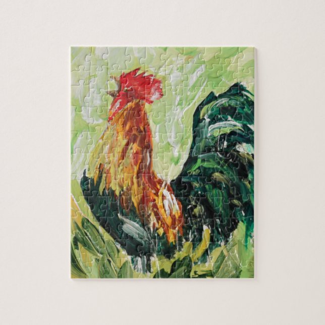 Bunter Keith das RoosterRooster Puzzle (Vertikal)