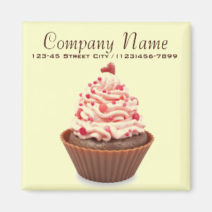 bunter kleiner Kuchen der girly modernen eleganten Magnet