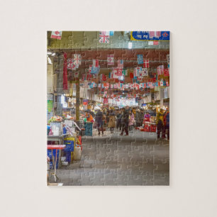 Bunter koreanischer Markt Puzzle