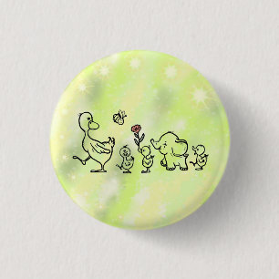 Bunter Lauf Button