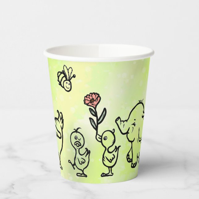 bunter Lauf   Pappbecher (Links)