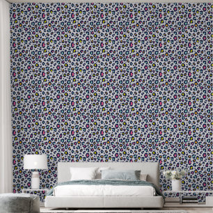 Bunter Leopard Tapete