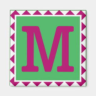 Bunter Magnet des Buchstabe-"M" -
