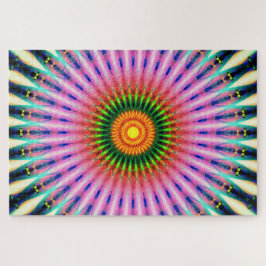 Bunter Mandala-Tunnel Puzzle