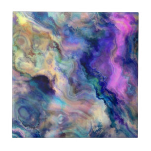 Bunter Marmor Fliese