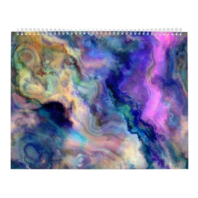 Bunter Marmor Kalender (Titelbild)