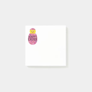 Bunter Osterküken in bemaltem Ei Post-it Klebezettel