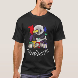 Bunter Panda 'Mr Pandastic' Perfekt T-Shirt