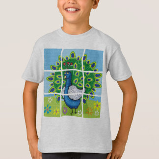 BUNTER PFAU SCHERZT SHIRT