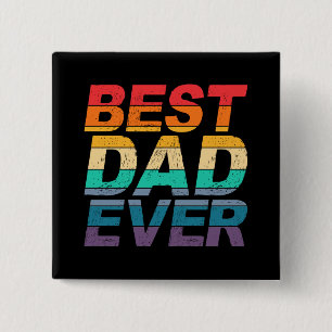 Bunter Pin "Bester Vater Aller Zeiten" zum Vaterta Button