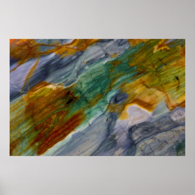 Bunter Piute-Jasper Poster (Vorne)