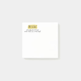 Bunter Planertitel/ Wichtige Überschrift Post-it Klebezettel