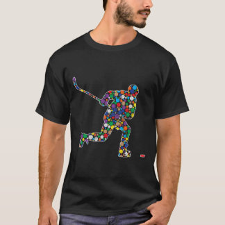 Bunter Polka Dot Hockey Internationaler Dotday T-Shirt