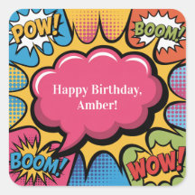 Bunter Pop-Art-Geburtstag für Mädchen