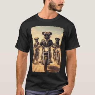 Bunter Pop-Art-Mops T-Shirt