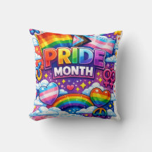 Bunter Pride-Monat Regenbogen- und Einhorn-Kunst