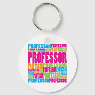 Bunter Professor Schlüsselanhänger