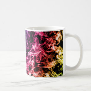 Bunter Rauchentwurf Tasse