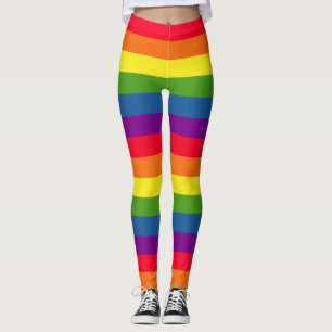 Bunter Regenbogen-Flaggen-Gay Pride Leggings