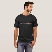 Bunter Regenbogen-Schallwelle