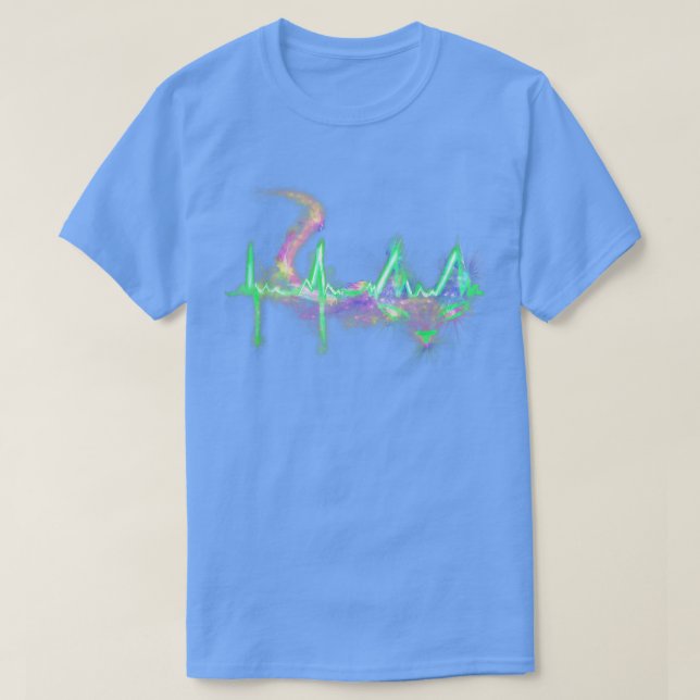 bunter Regenbogenkatze Kätzchen  T-Shirt (Design vorne)