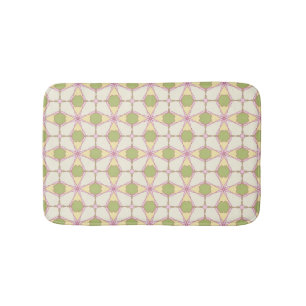 Bunter Retro Musterhintergrund 3 Badematte