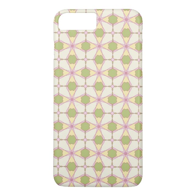 Bunter Retro Musterhintergrund 3 Case-Mate iPhone Hülle (Rückseite)