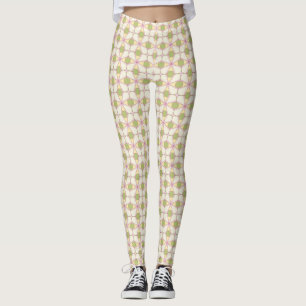 Bunter Retro Musterhintergrund 3 Leggings