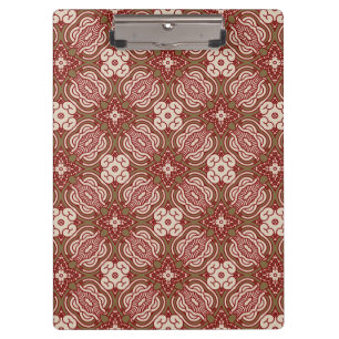 Bunter Retro Musterhintergrund 4 Klemmbrett