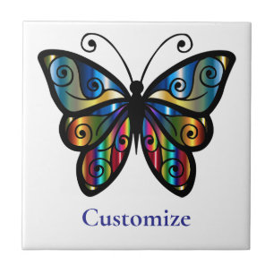 Bunter Schmetterling Thunder_Cove Fliese