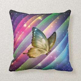 Bunter Sommer-Schmetterling Kissen
