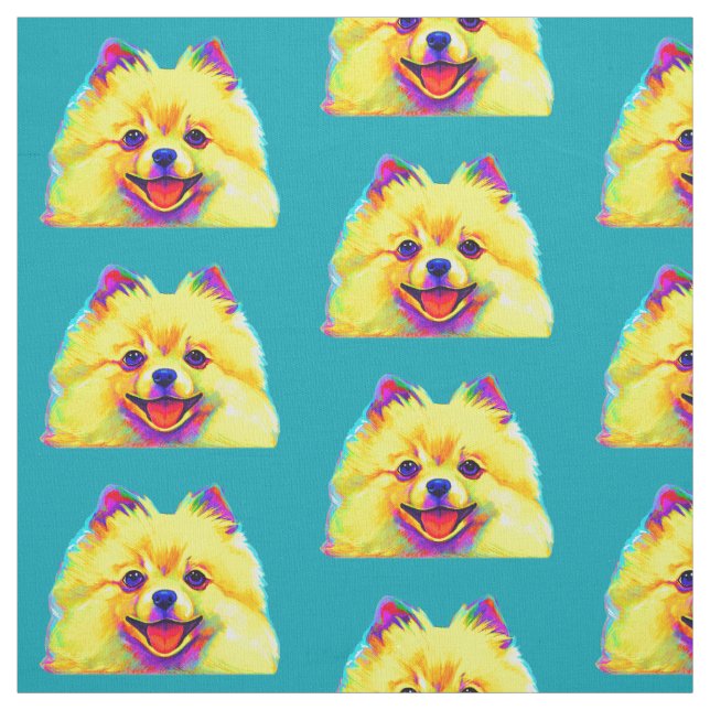 Bunter Spitz Stoff (Muster)